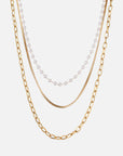 Triple Topaz Necklace