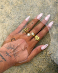 Heart Shaped Angel Ring