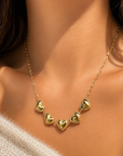 Golden Hearts Necklace