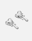 Meltdown Earrings - Silver