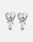 Meltdown Earrings - Silver