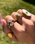 Anillo brillante (ajustable)